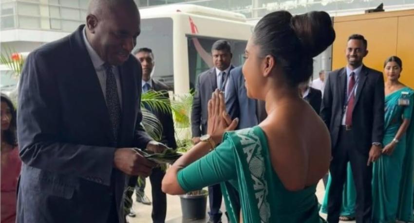 UK Deputy PM David Lammy Arrives in Sri Lanka